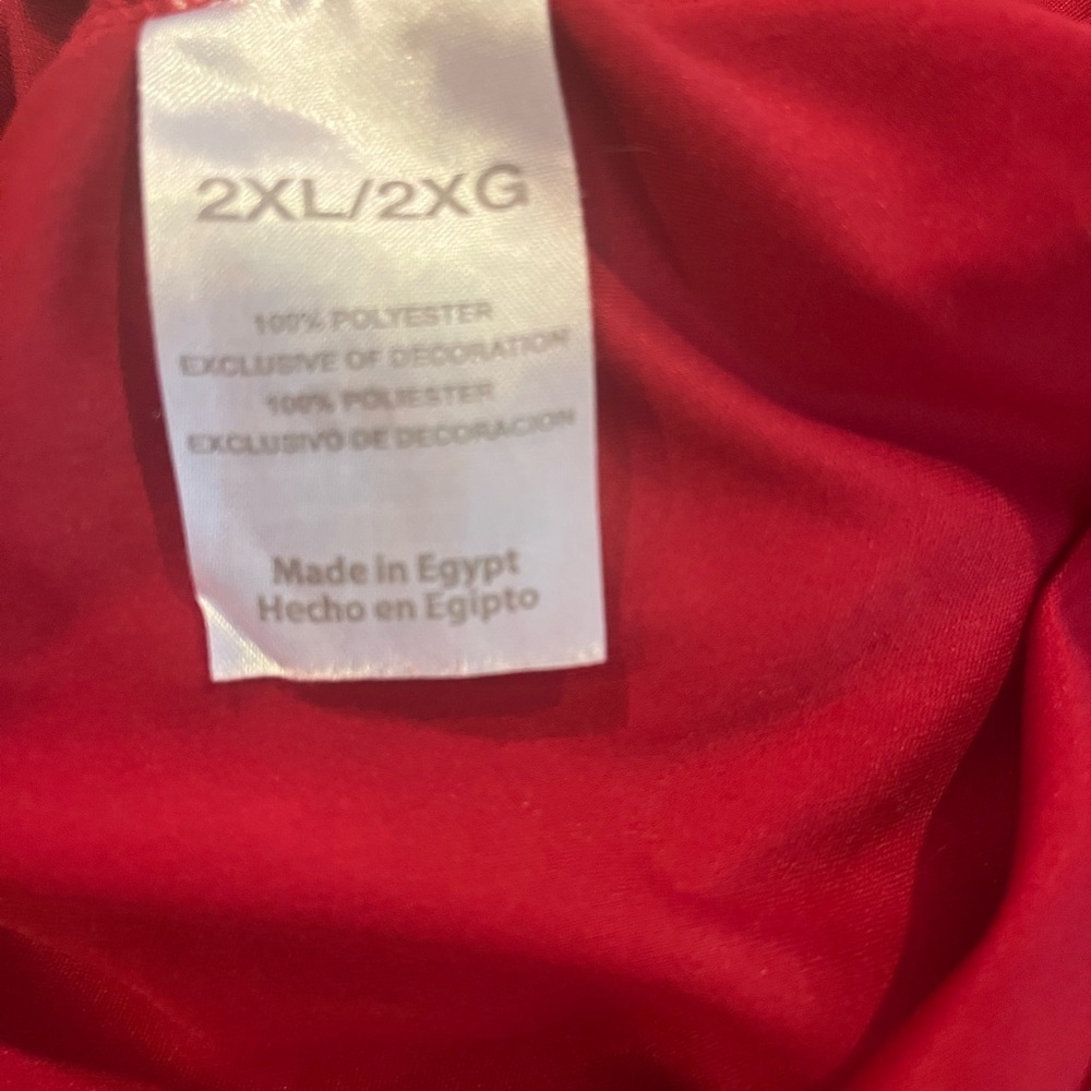 Russell Athletic Red and Gray Long Sleeve Shirt - Picture 5 of 6